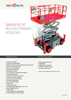 Ножичні підйомники колісні Skyjack SJ III 6826 E