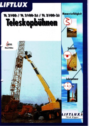 Колісні телескопічні підйомники Liftlux TL 2100-3 J