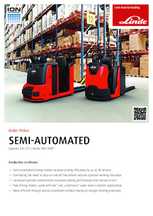 Підбирачі замовлень Linde N20SA