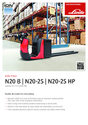 Підбирачі замовлень Linde N25HP