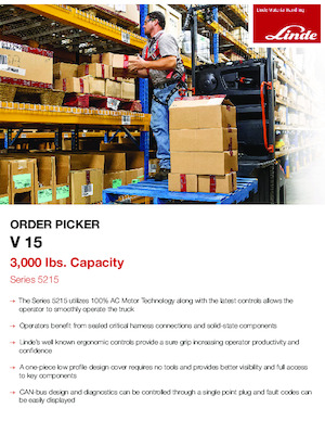 Підбирачі замовлень Linde V15-36V