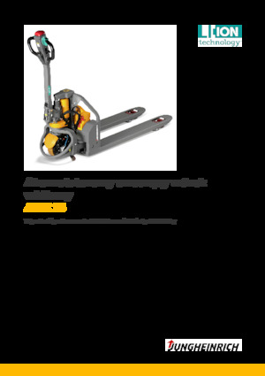 візок для ручного транспортування вантажів Jungheinrich AME 13