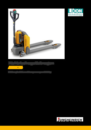 візок для ручного транспортування вантажів Jungheinrich AME 15