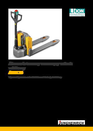 візок для ручного транспортування вантажів Jungheinrich AME 15