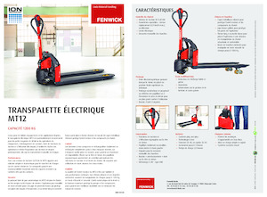 візок для ручного транспортування вантажів Linde MT12 