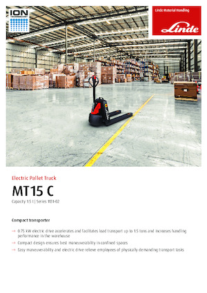 візок для ручного транспортування вантажів Linde MT15C