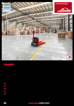 візок для ручного транспортування вантажів Linde MT15