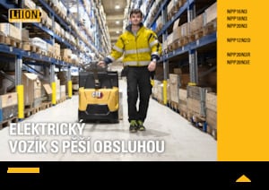 візок для ручного транспортування вантажів Caterpillar NPP20N3