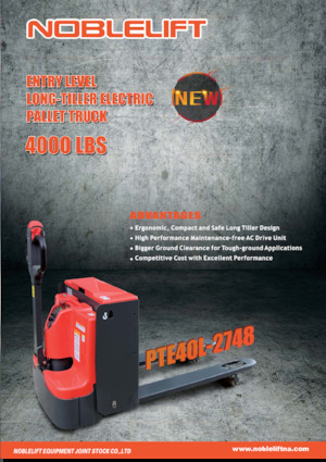 візок для ручного транспортування вантажів Noblelift PTE40L