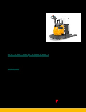 візок для ручного транспортування вантажів Jungheinrich ECR 327