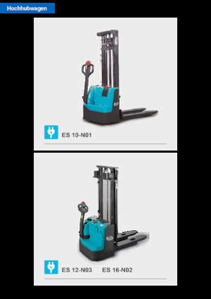 Палетні штабелери Stand Up Rider Platform Baoli ES 12-N03
