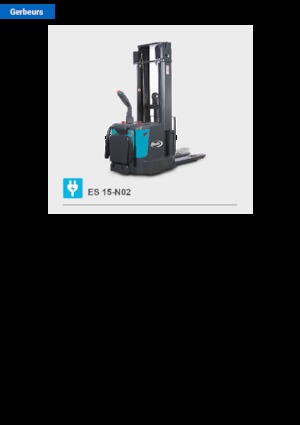 Палетні штабелери Stand Up Rider Platform Baoli ES 15-N02