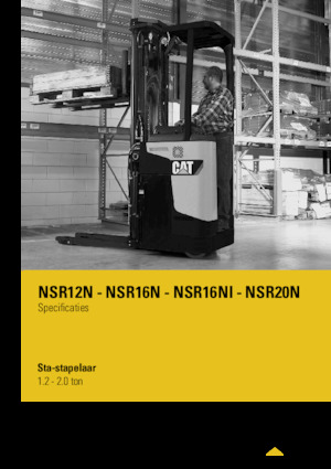 Палетні штабелери Stand Up Rider Platform Caterpillar NSR16N