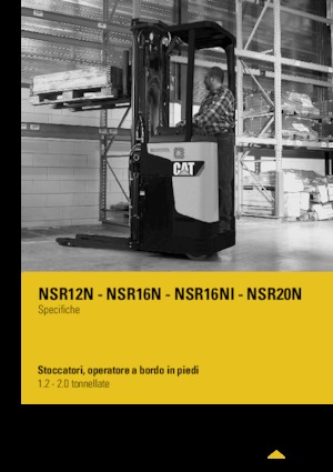 Палетні штабелери Stand Up Rider Platform Caterpillar NSR16N