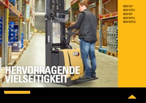 Палетні штабелери Stand Up Rider Platform Caterpillar NSV12P(I)