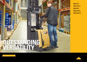 Палетні штабелери Stand Up Rider Platform Caterpillar NSV12P