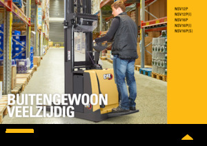 Палетні штабелери Stand Up Rider Platform Caterpillar NSV12P(I)