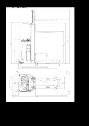 Палетні штабелери Stand Up Rider Platform Actil Warehouse Trucks SAN 1600