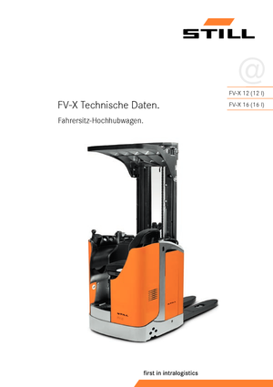 Штабелери Sit Down Rider Still FV-X 12