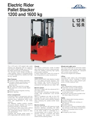 Рації Linde L 16 R-i