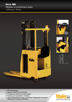 Штабелери Sit Down Rider Yale MS 12 S