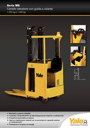 Штабелери Sit Down Rider Yale MS 12 S