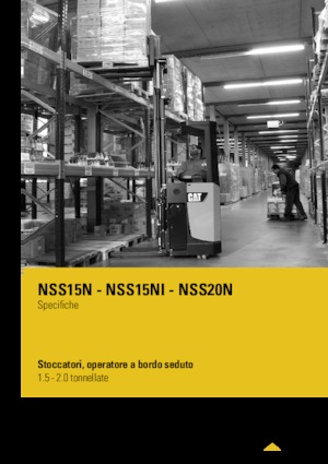 Штабелери Sit Down Rider Caterpillar NSS15NI