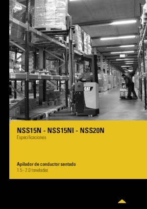 Штабелери Sit Down Rider Caterpillar NSS15N