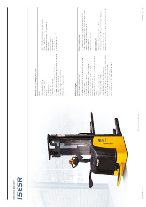 Палетні штабелери Stand Up Rider Platform Hyundai 15 ESR