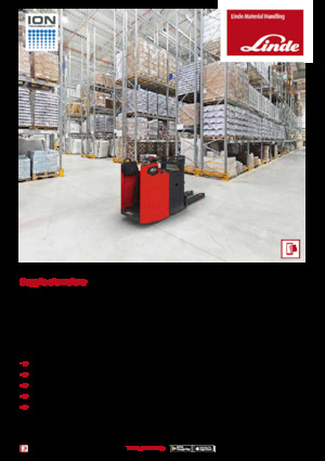 Палетні штабелери Stand Up Rider Platform Linde D10FP