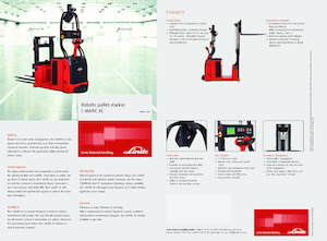 Палетні штабелери Stand Up Rider Platform Linde L-MATIC AC