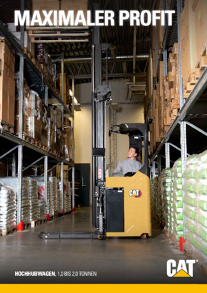 Палетні штабелери Stand Up Rider Platform Caterpillar NSR20N2S