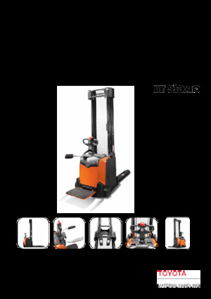 Палетні штабелери Stand Up Rider Platform Toyota SPE120