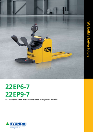 Палетні візки Stand Up Rider Platform Hyundai 22 EB 9-7