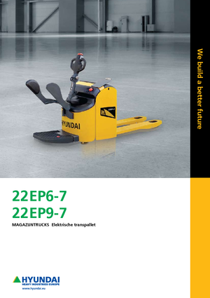 Палетні візки Stand Up Rider Platform Hyundai 22 EB 9-7