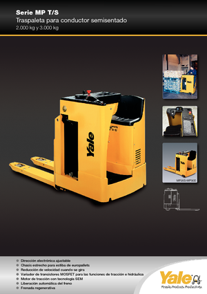 Палетні візки Stand Up Rider Platform Yale MP 20 T