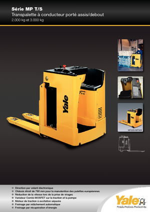 Палетні візки Stand Up Rider Platform Yale MP 20 T