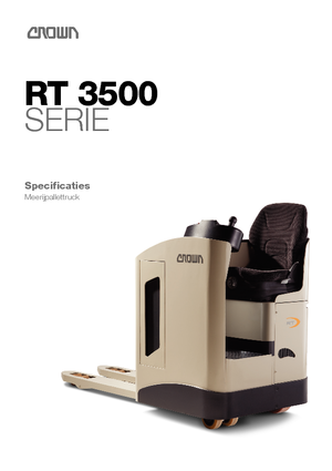 Палетні візки Stand Up Rider Platform Crown RT 3510-2.0