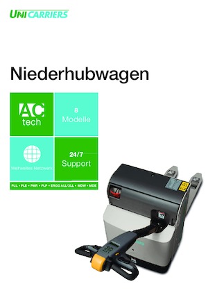 Палетні візки Sit Down Rider Platform UniCarriers Ergo XLL 200