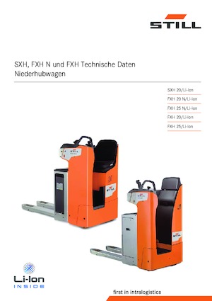 Палетні візки Sit Down Rider Platform Still FXH 20