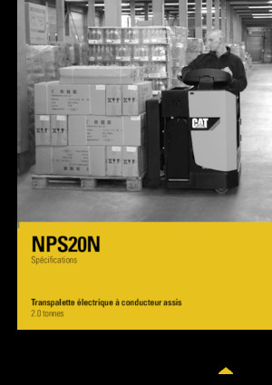 Палетні візки Sit Down Rider Platform Caterpillar NPS20N