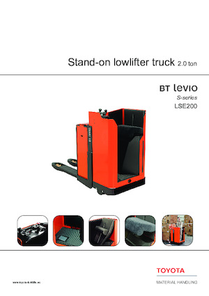 Палетні візки Stand Up Rider Platform Toyota LSE200