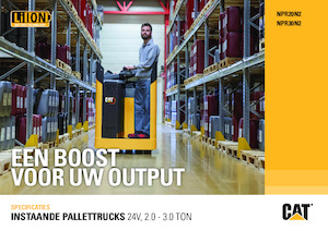 Палетні візки Stand Up Rider Platform Caterpillar NPR30N2