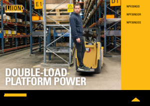 Палетні візки Stand Up Rider Platform Caterpillar NPV20N3D