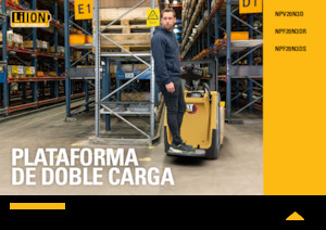 Палетні візки Stand Up Rider Platform Caterpillar NPV20N3D