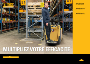 Палетні візки Stand Up Rider Platform Caterpillar NPV20N3D