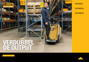 Палетні візки Stand Up Rider Platform Caterpillar NPV20N3D