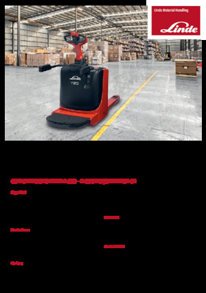 візок для ручного транспортування вантажів Linde T16P	