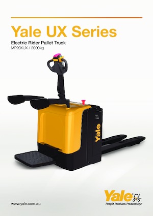 Палетні візки Stand Up Rider Platform Yale MP20XUX
