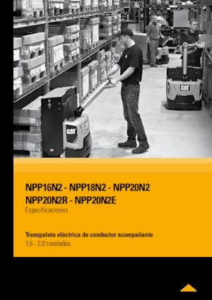 Палетні візки Stand Up Rider Platform Caterpillar NPP20N2R